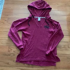 PINK Hooded pull over